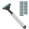 Men's, Shaving Without Dead Ends Manual 20 Blades for Hair Removing for Beard view 1
