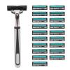 Safety, Stainless Steel Men's Shaving Without Dead Ends Double Layer Blades 20 Blades for Beard Shaving for Hair view 1