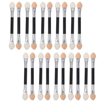 Beavorty 30pcs Dual-ended Eye Shadow Sticks for Convenient Makeup Application for Beginners and Professionals Skin-friendly Material for Daily Use and Creative Looks
