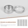 Beaupretty 20pcs Aluminum Screw-thread Storage Boxes for Creams and Cosmetics Leak Compact Tins for Lip Balms Makeup Samples and Tea Storage view 3