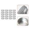 Beaupretty 20pcs Aluminum Screw-thread Storage Boxes for Creams and Cosmetics Leak Compact Tins for Lip Balms Makeup Samples and Tea Storage view 4