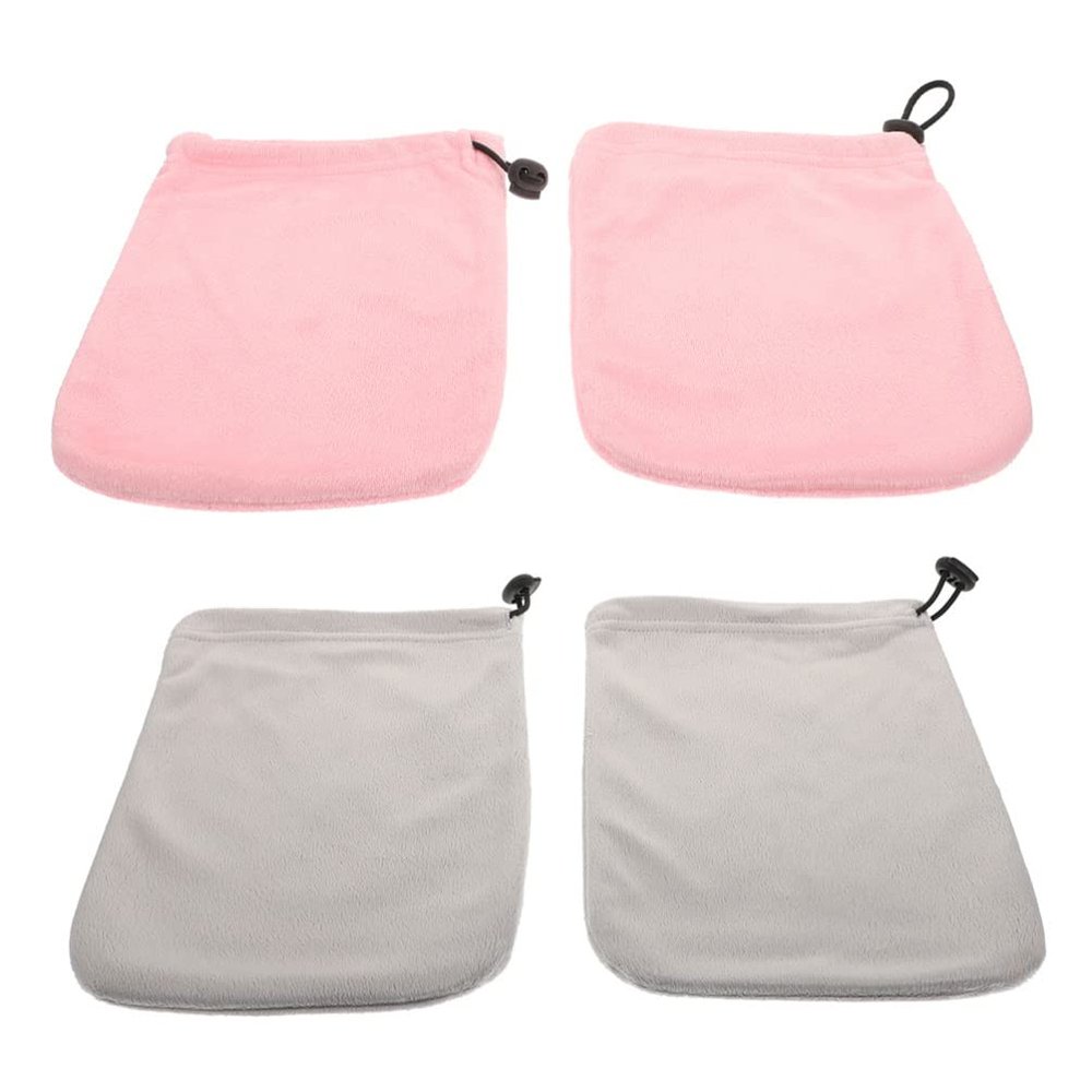 Healifty 2pairs Wax Therapy Gloves for Hand Care Moisturizing Mitts Elastic Band Soft Cloth for Paraffin Wax Treatment for Dry Hands Spa Use