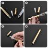 3ml Empty Nail Oil Pen with Brush, Twist Pen for Tooth Whitening, Gel Lip Gloss Container, Eyelash Growth Liquid Tube(Black, 6PCS) view 4
