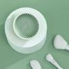 FOMIYES Portable Silicone Makeup Brush Cleaner Pad Cleaning Bowl Convex Textures for Easy Makeup Brush Maintenance Random Color for Home and Travel Use view 4