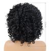 GNIMEGIL Short Black Curly Wigs For Women Afro Brunette Hair African American Wigs Lady Synthetic Wig Hairstyles Outfits Casual Natural Daily Wear view 2