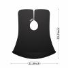 Beard Bib, Beard Apron Foldable Multi-Purpose Shaving Bib, Waterproof shaving cloth set non-stick beard shawl, Suitable for all men's gifts (black) view 2