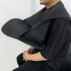 Beard Bib, Beard Apron Foldable Multi-Purpose Shaving Bib, Waterproof shaving cloth set non-stick beard shawl, Suitable for all men's gifts (black) view 3