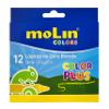 Molin - Soft Crayons for Colouring - Box of 12 view 1