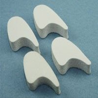 Set of 2 Aetna Felt Corporation 44400 Toe Spacer Foam 1/2" 100/Bg