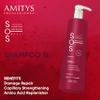 Amitys SOS Recovery Shampoo 1L Amino Acid, Silk protein D-Panthenol, Protects Damaged Hair Fiber Repair, Capillary Strengthening view 3