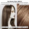 Top Smart 18" Length Color 8RH14 Hot Cocoa - Easihair Hairpieces SmartLace Crowne Topper Synthetic Lace Front Clip In Cap 9x9 Padded Base Cover Hair Loss Straight Bundle MaxWigs Hairloss Booklet view 2