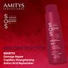 Amitys Professional SOS Capillary Reconstruction, Repair Damaged Hair, Hydrating, Essential Amino Acids, Silk Protein, D-Panthenol, 500 milliliters view 3