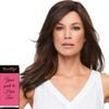Top Smart 18" Length Color 24B22 Crme Brule - Easihair Hairpieces SmartLace Crowne Topper Synthetic Lace Front Clip In Cap 9x9 Padded Base Cover Hair Loss Straight Bundle MaxWigs Hairloss Booklet view 3
