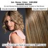 Top Smart 18" Length Color 24B18S8 Shaded Mocha - Easihair Hairpieces SmartLace Crowne Topper Synthetic Lace Front Clip In Cap 9x9 Padded Base Cover Hair Loss Straight Bundle MaxWigs Hairloss Booklet view 2