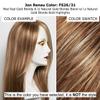 Top Smart 18" Length Color FS26/31 Caramel Syrup - Easihair Hairpieces SmartLace Crowne Topper Synthetic Lace Front Clip In Cap 9x9 Padded Cover Hair Loss Straight Bundle MaxWigs Hairloss Booklet view 2
