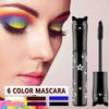 6 colored Mascara sets Gift Kit White Blue Purple Black Brown Pink Waterproof Natural Hypoallergenic Colorful Makeup Best Benefit Volumizing Lengthening Curling Defining Washable Women Mascara Gift view 2