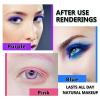 6 colored Mascara sets Gift Kit White Blue Purple Black Brown Pink Waterproof Natural Hypoallergenic Colorful Makeup Best Benefit Volumizing Lengthening Curling Defining Washable Women Mascara Gift view 3