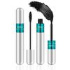 2 in 1 Mascara 5x Longer Waterproof Lash Cosmetics Natural Lengthening and Thickening Effect No Clumping Superstrong Magic 4d Silk Fiber for Vibely Mascara Makeup view 1