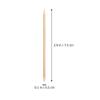 Beaupretty 100pcs Cuticle Pusher Sticks Dual-ended Nail Art Tools for Manicure Pedicure Smooth for Comfortable Use for Home Salon view 2