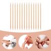 Beaupretty 100pcs Cuticle Pusher Sticks Dual-ended Nail Art Tools for Manicure Pedicure Smooth for Comfortable Use for Home Salon view 3
