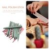 Beavorty 12 Pieces Nail File Nail Pumice Stone Stick Cuticle Pusher Stone File Bed Cleaner Buffing for Home Salon Buffing Tool view 4