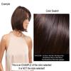 Top Smart Wavy 12" Length Color FS4/33/30A Midnight Cocoa - Easihair Hairpieces SmartLace Crowne Topper Synthetic Lace Front Clip In Cap 9x9 Padded Base Hair Loss Bundle MaxWigs Hairloss Booklet view 2