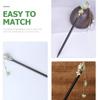 2pcs Hairpin Chinese Hair Chopstick Tassel Hair Stick Hair Bun Chopstick Hair Stick Chopstick Flower Hair Stick Wooden Hair Stick Hair Bun Stick Chopstick view 4