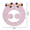 Kids Shower Cap Toddler Bath Shampoo Cap Earmuff Visor Shield Hat Prevent Water Entering Eyes Ears Face Bathing Shade Cap Adjustable Bathing Tub Head Hair Rinser Hat Bath Shower Protector view 3