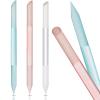 3 Pieces Glass Cuticle Pusher Cuticle Remover Glass Nail File Dual Ended Manicure Pedicure Tools for Nails Care(Pink, Blue, Transparent) view 1