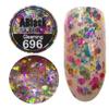 Nashlynails ICEGEL Ablack Gleaming Gel Polish (696 Glitter) view 1