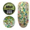 NashlyNails ICEGEL Ablack Gleaming Gel Polish (699 Glitter) view 1