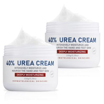 OUKEYA Urea Cream 40 Percent,Foot & Hand Cream for Dry Cracked,Urea Lotion for Feet Maximum Strength(2 Packs)