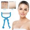 3Pcs Manual Facial Epilator for Women, Spring Hair Remover for Face, Chin, Upper Lip, Portable Hair Removal Tool (Blue) view 4