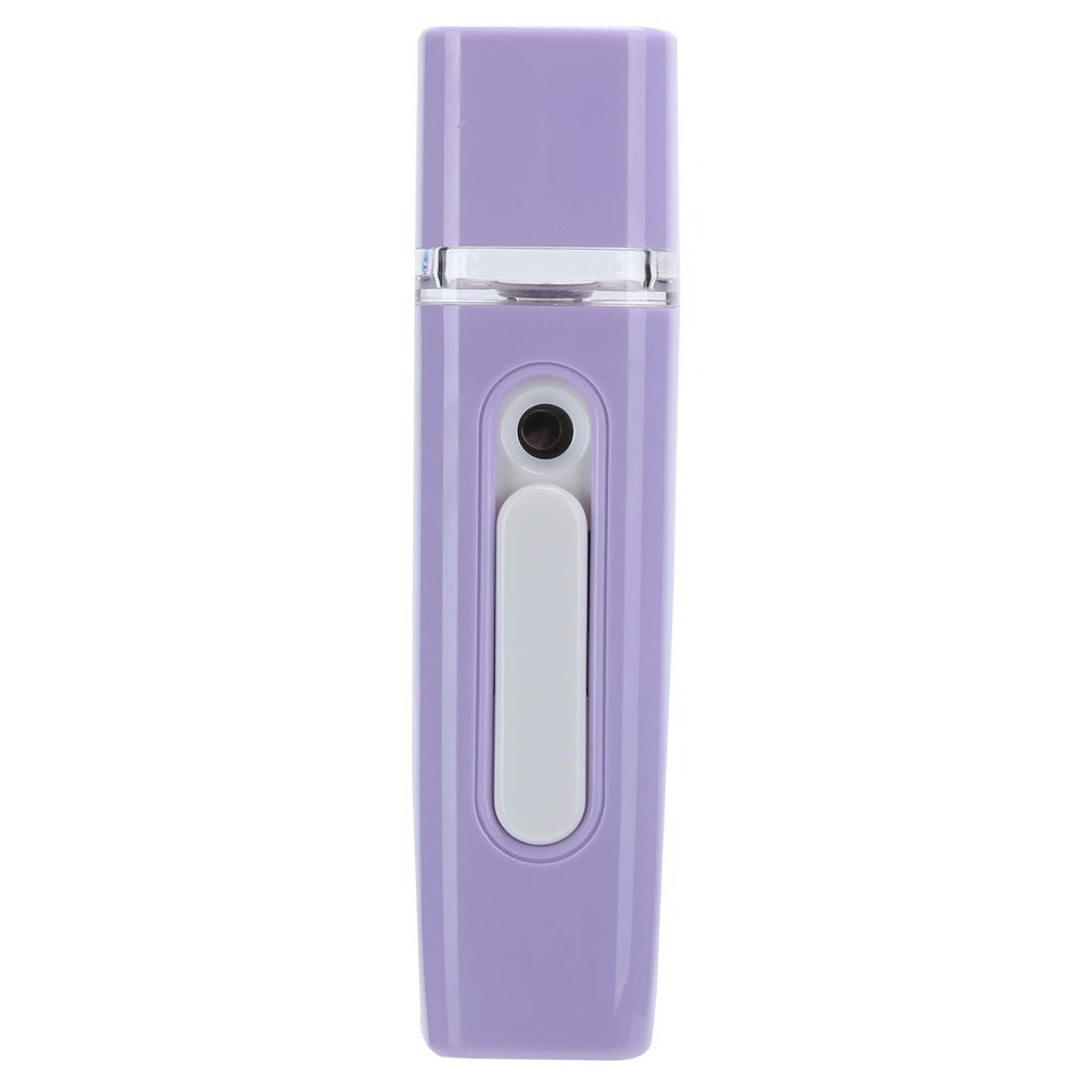 Nano Facial Mister Portable Mist Sprayer, 28ml Handheld Automatic Facial Steamer, USB Rechargeable Facial Humidifier, Handy Hydrating Sprayer for Skin Care, Makeup, Eyelash Extensions (Purple)