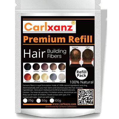 Carlxanz Hair Fibers Refill For Women & Men (Blonde)