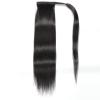 Luovce Ponytail Extension Human Hair Straight Wrap Around Ponytail Clip in Hair Extension 14 inches Natural Colour view 1