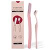 Carmesi Facial Hair Removal Combo with Face Razor + Eyebrow Razor | Painless & Precision Face Hair Removal | for Eyebrows, Upper Lip, Peach Fuzz & Forehead view 1