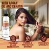 Moroccan Argan Oil Heat Protectant Spray for Hair - Leave In Thermal Guard against Flat Iron, Straightener and Blow Dry Damage - Hydrating Anti Frizz Control for Straight, Black and Curly Locks view 3