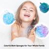 10 Pcs Shower Loofahs,Bath Shower Loofah Sponge,Exfoliating Shower Pouf Balls for Women,Men,Body Wash Bathroom,Exfoliate with Beauty Bathing Accessories view 4