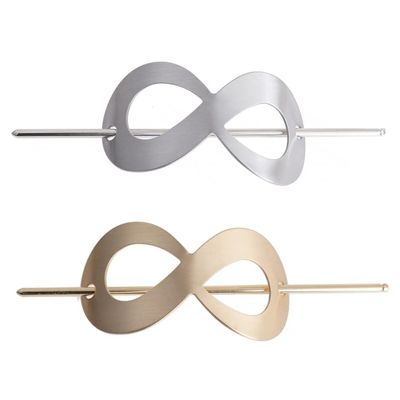 FOMIYES 2pcs Elegant Alloy Hair Versatile Decorative Hairpins for Women Unique Bun Hair Stick Lightweight and for Parties and Everyday Use
