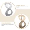 FOMIYES 2pcs Elegant Alloy Hair Versatile Decorative Hairpins for Women Unique Bun Hair Stick Lightweight and for Parties and Everyday Use view 3