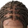 13"X6.5" Hand Tied Swiss Lace Front Cornrow Box Braided Women Wigs with Baby Hair Lightweight Synthetic 34" Long Straight Hair Glueless Wig (LL603836C, #1B/27T Black Mix Blonde Ombre Color) view 1