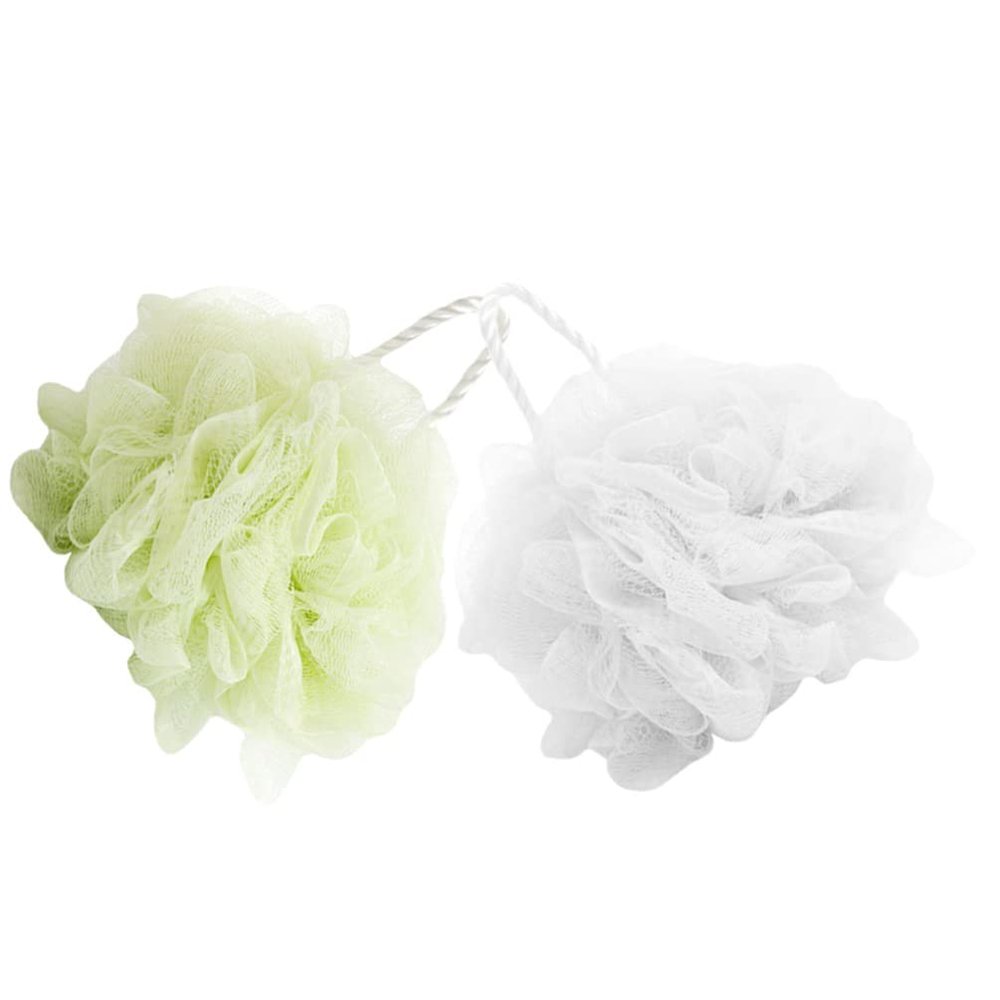 Beaupretty 2pcs Bath Scrubber Soft Foaming Bath Flowers for Home Use Gentle Body Cleansing Comfortable Shower for Bathing Accessories