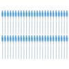 50Pcs/Pack Disposable Eyelash Mascara Brushes Wands Bendable Superfine Fiber for Eyelash Extensions Makeup Supplies (Blue) view 1