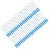 50Pcs/Pack Disposable Eyelash Mascara Brushes Wands Bendable Superfine Fiber for Eyelash Extensions Makeup Supplies (Blue) view 4