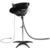 Artist hand Shampoo Bowl Portable Salon Sink with Adjustable Height and Drain; Sprinkler with Switch Hair Washing Basin Salon Chair Barber Deep Bowl view 1