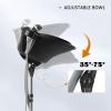 Artist hand Shampoo Bowl Portable Salon Sink with Adjustable Height and Drain; Sprinkler with Switch Hair Washing Basin Salon Chair Barber Deep Bowl view 3