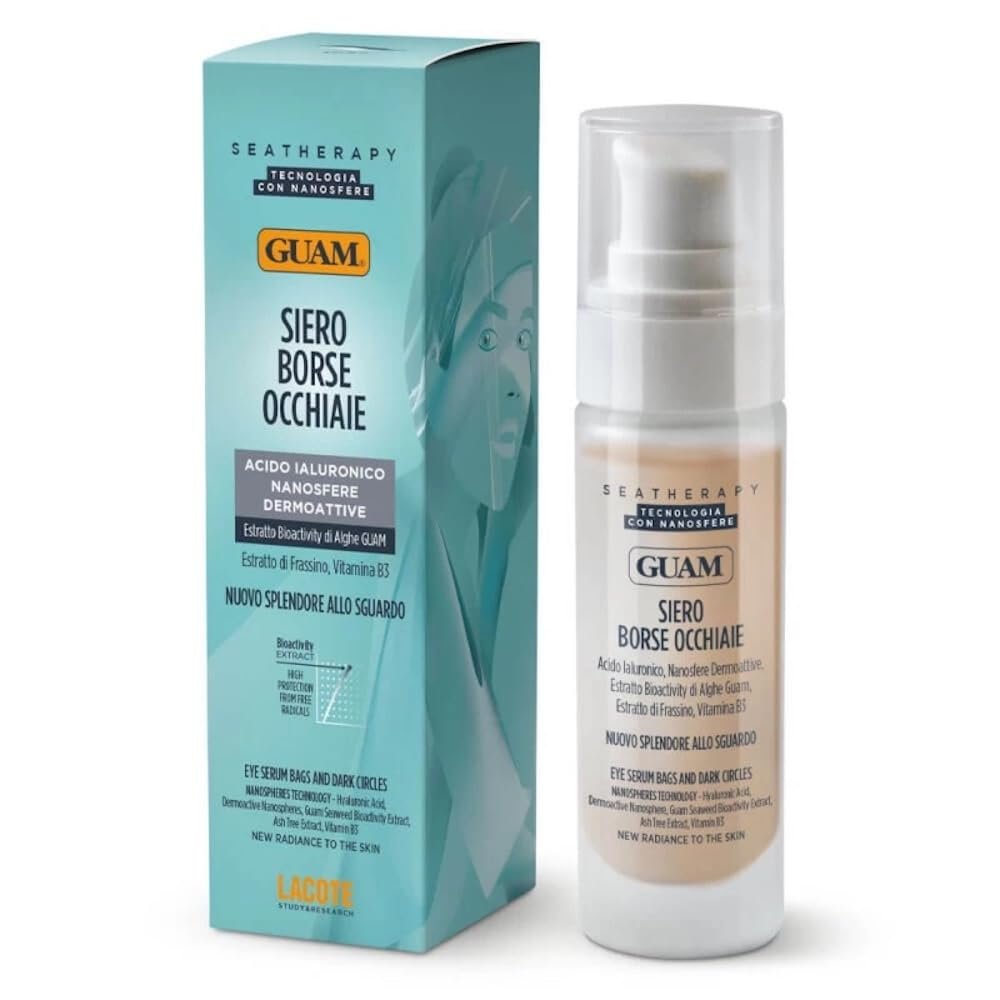 GUAM Seatherapy Anti-Aging Eye Serum - Reduce Eye Wrinkles, Puffiness, Under-eye Bags and Dark Circles with Natural Seaweed & Marine Extracts