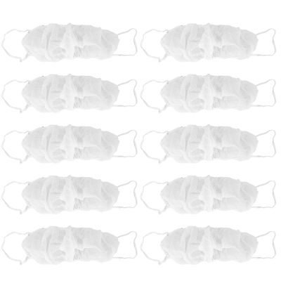 10Pcs Disposable Bras, Non Woven Fabric Disposable Beauty Salon Brassieres Top Underwear for Women(White)