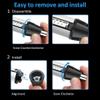 Feilx Multifunctional 4 in 1 Electric Shaver Beard Sideburns Nose Hair Trimmer, Eyebrow Trimmer for Woman and Man Rechargeable Nose Hair Trimmer view 2
